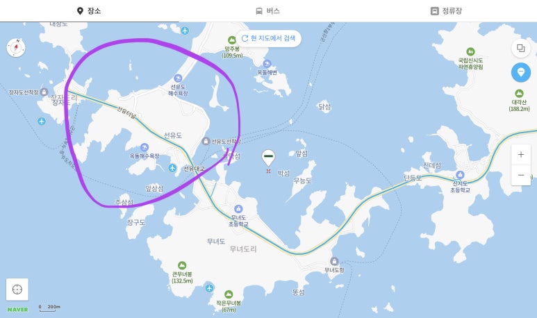 선유도주유소 이미지