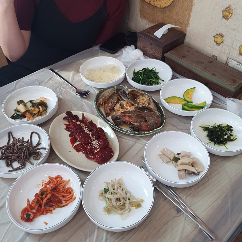 시골밥상 이미지