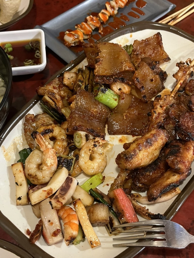 숯불직화꼬치바베큐 이미지
