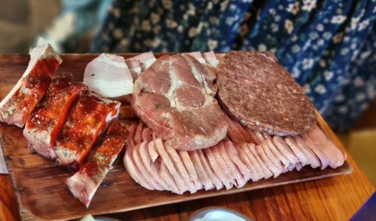 산장작구이 이미지