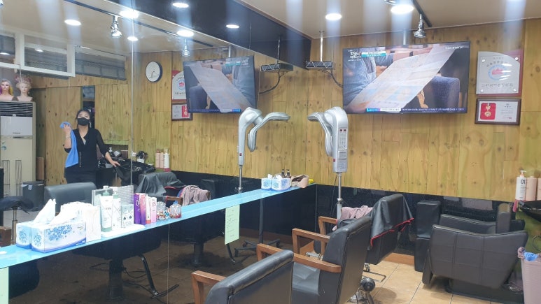남성헤어전문점 이미지