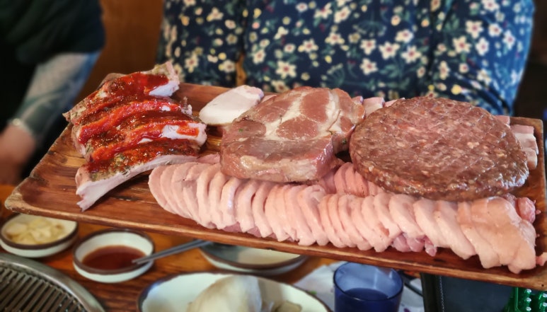 산장작구이 이미지