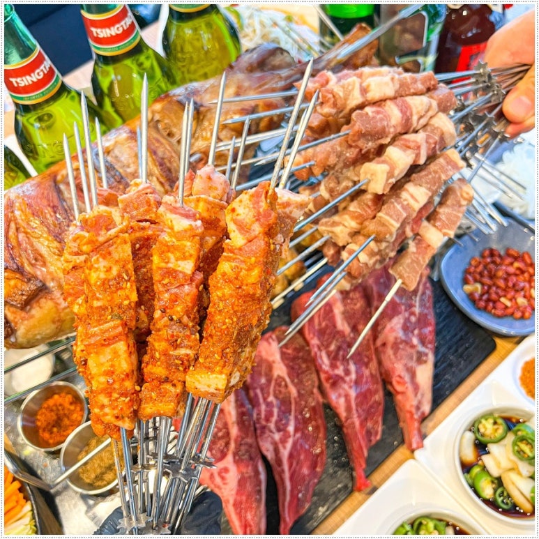 칭다오양꼬치 이미지