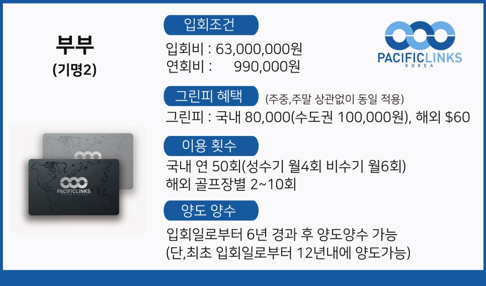 퍼시픽링스골프멤버십 이미지