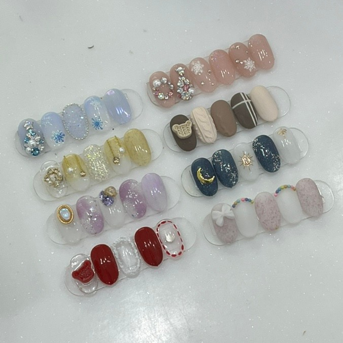 daisy nail 이미지