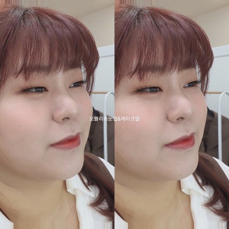 오블리속눈썹 이미지