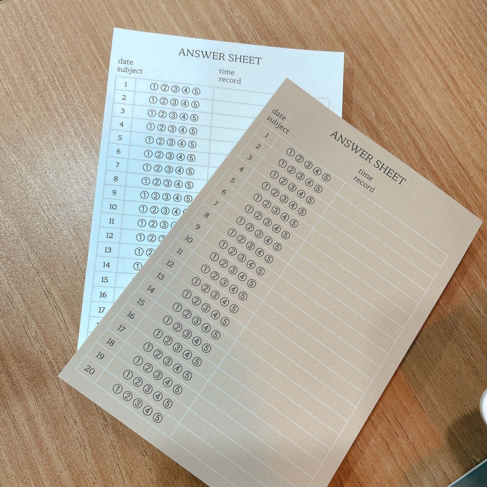 오엠알(OMR) 이미지