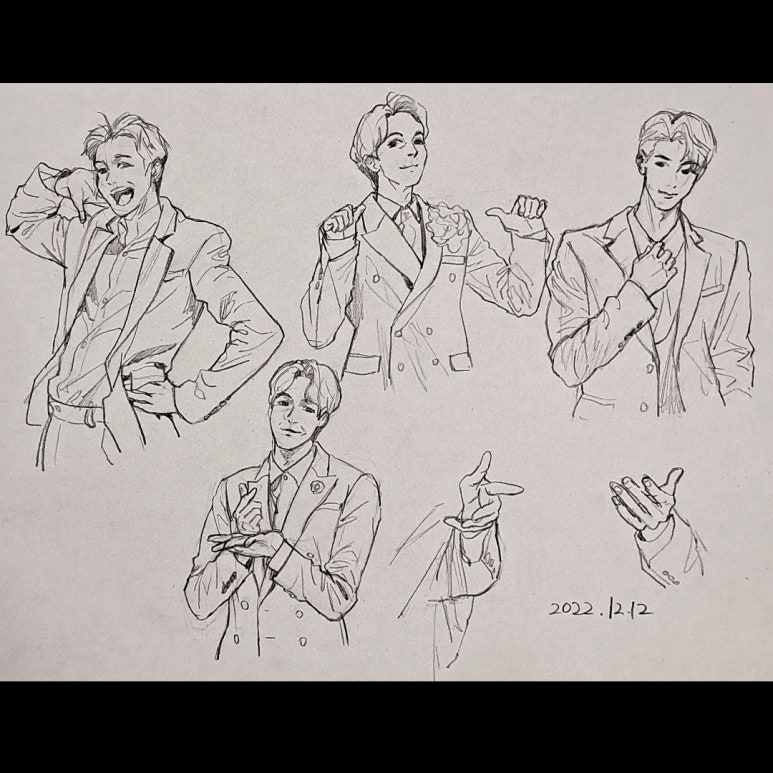 크로키 이미지