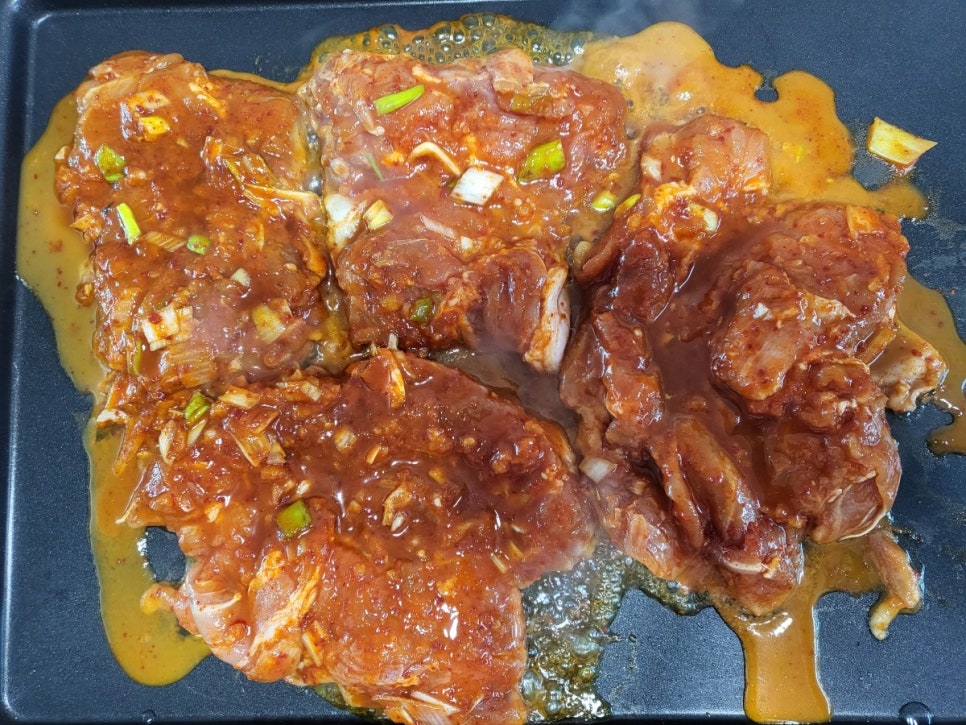 참숯돌판구이 이미지