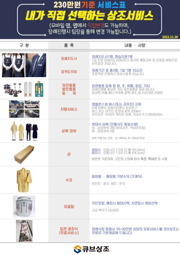 큐브상조 이미지
