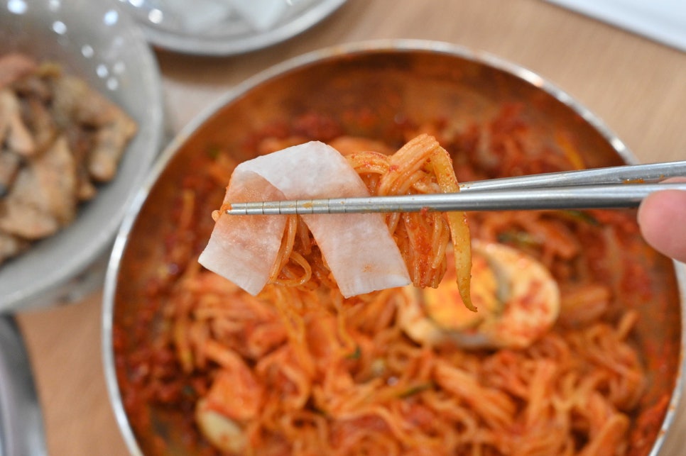 통영지존밀면 이미지