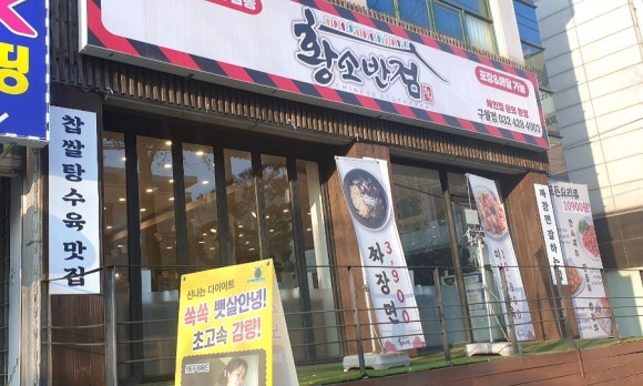 황소반점 이미지