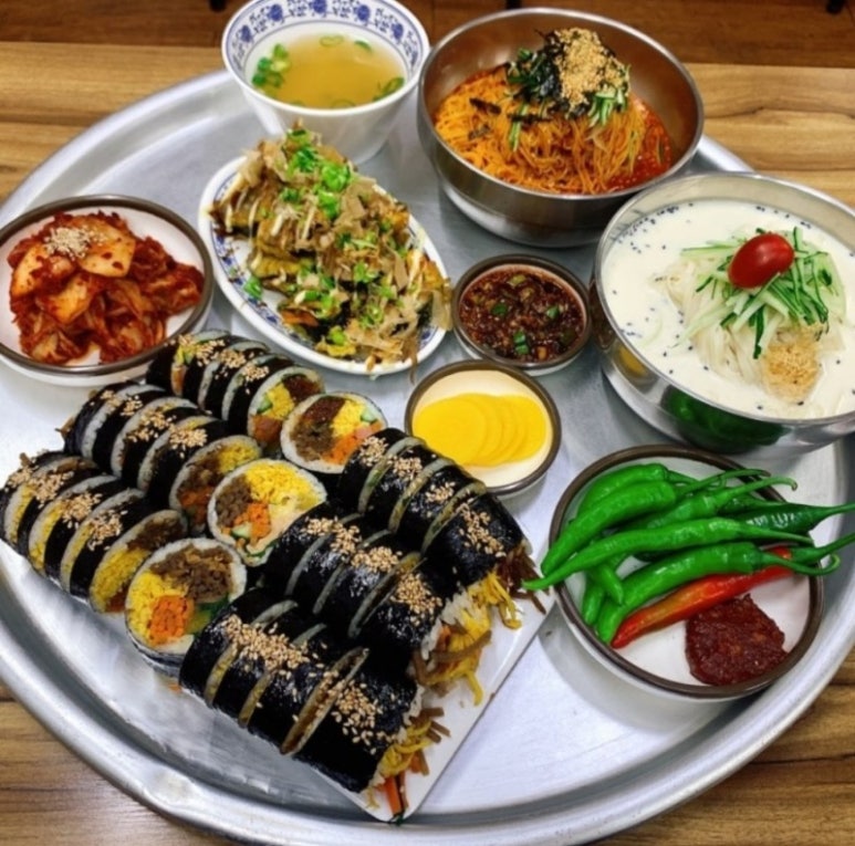 시장김밥 이미지