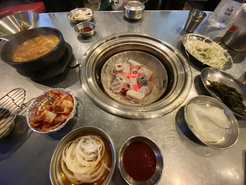 드럼통돌구이 이미지
