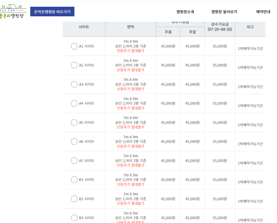 문두리캠핑장 이미지