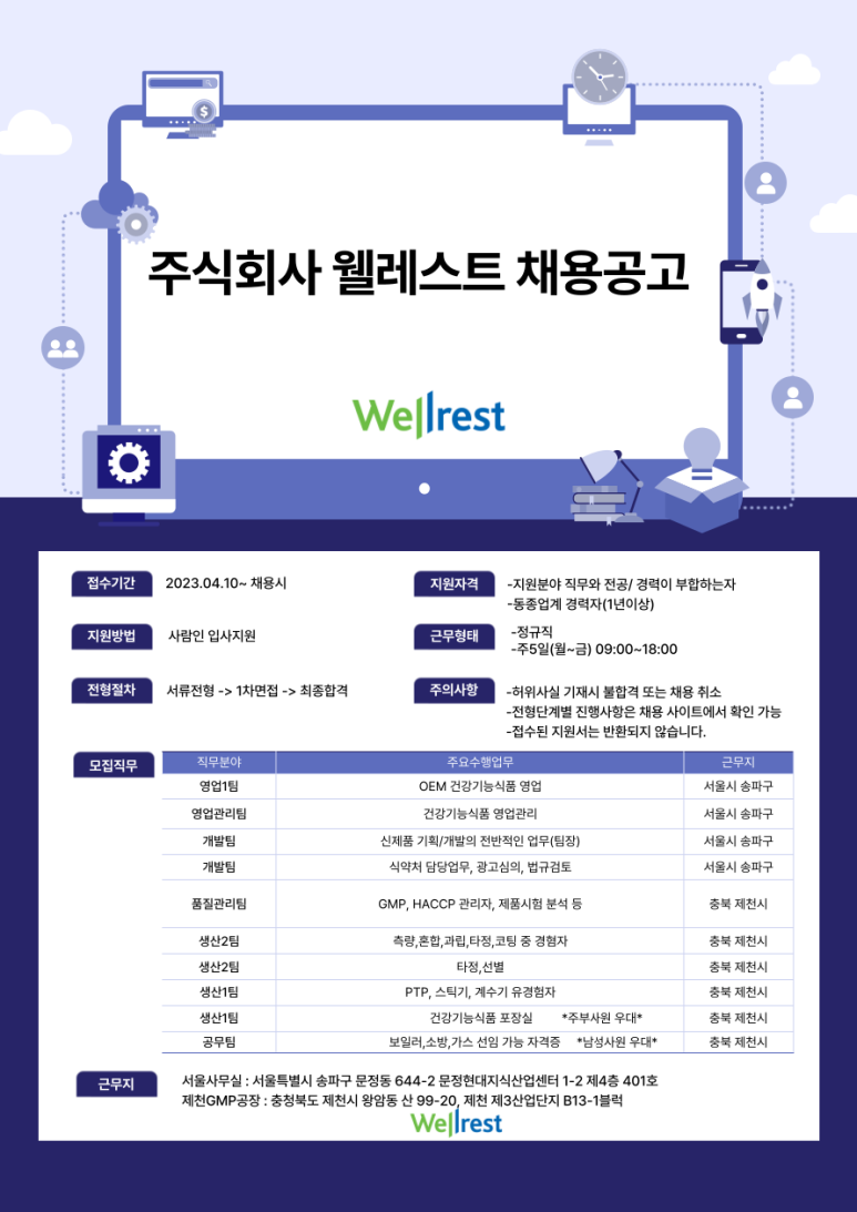 (주)웰레스트 이미지