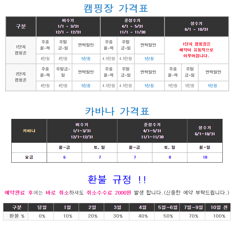 벙커캠핑장 이미지