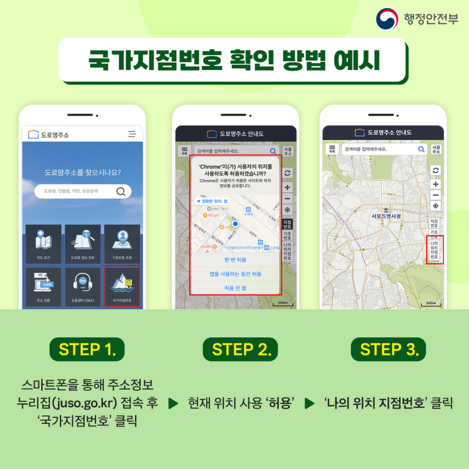 국가지점번호 이미지