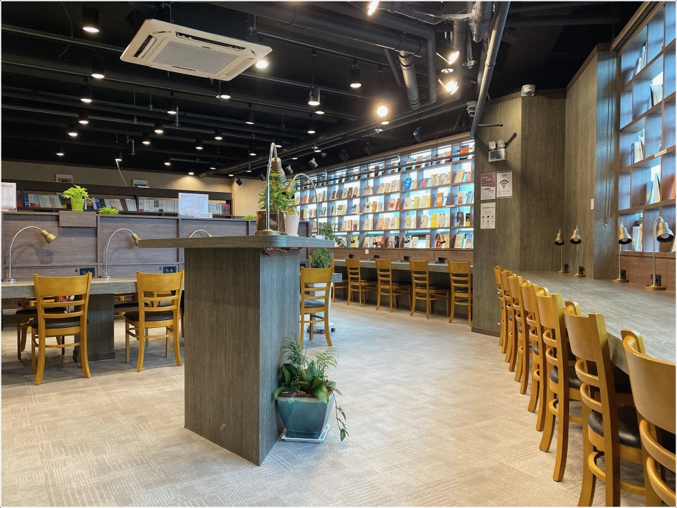 커피랑도서관정자카페 이미지