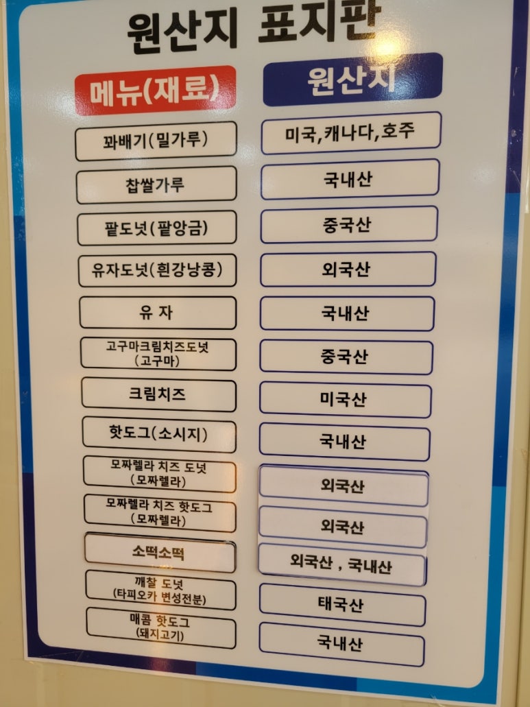 못난이꽈배기계백로점 이미지