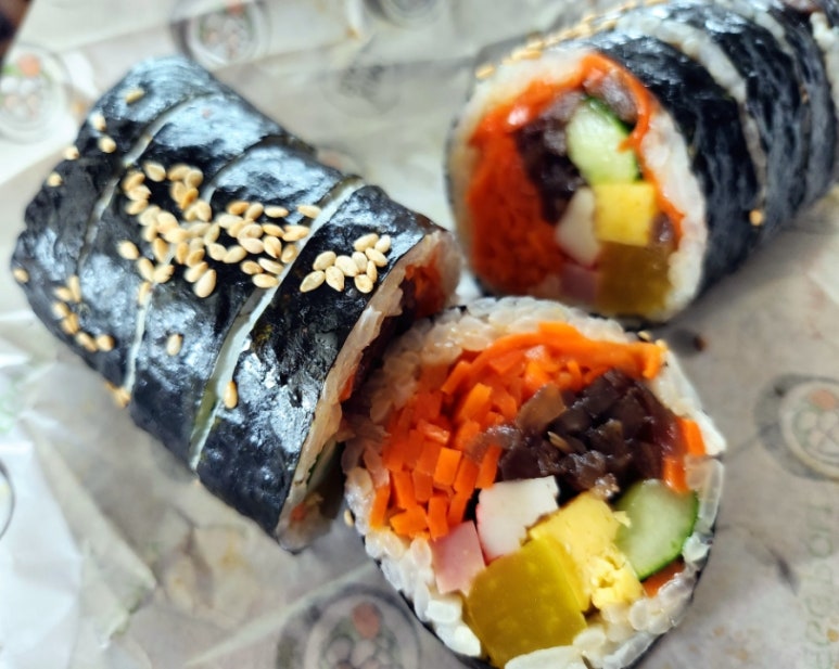 찬들김밥 이미지