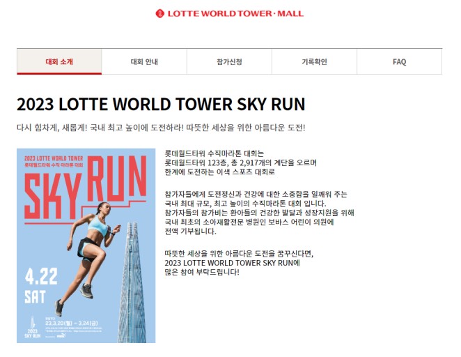 스카이런(sky run) 이미지