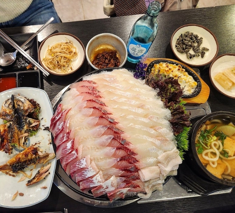 그물에걸린바다풍경 이미지