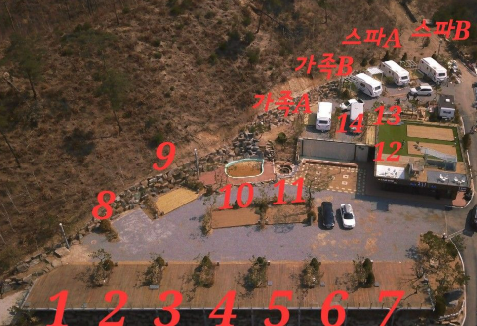 청계호수 자작나무숲 캠핑장 이미지
