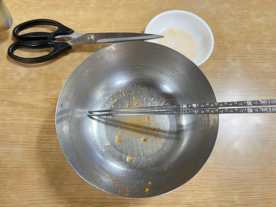 장수밀면 이미지