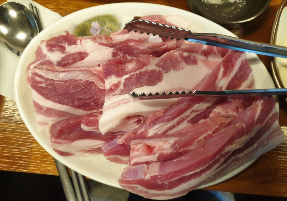 횡성한우, 생삼겹살 이미지