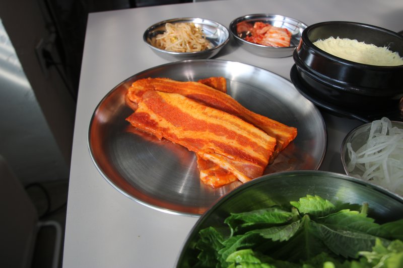 홍고추장삼겹살 이미지