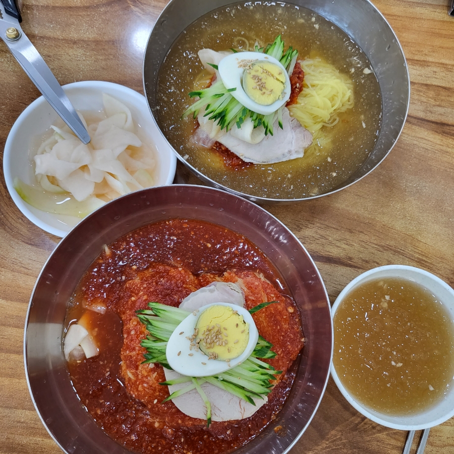 장사밀면 이미지
