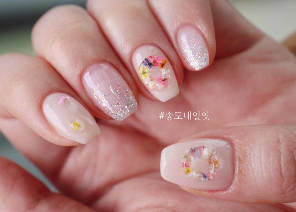 꽃네일 이미지