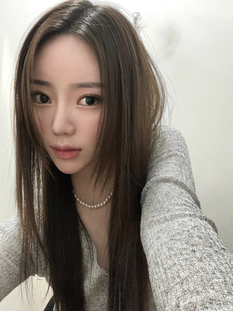 규리헤어라인 이미지