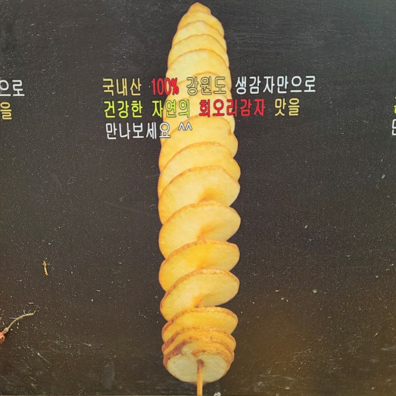 속초회오리감자 이미지