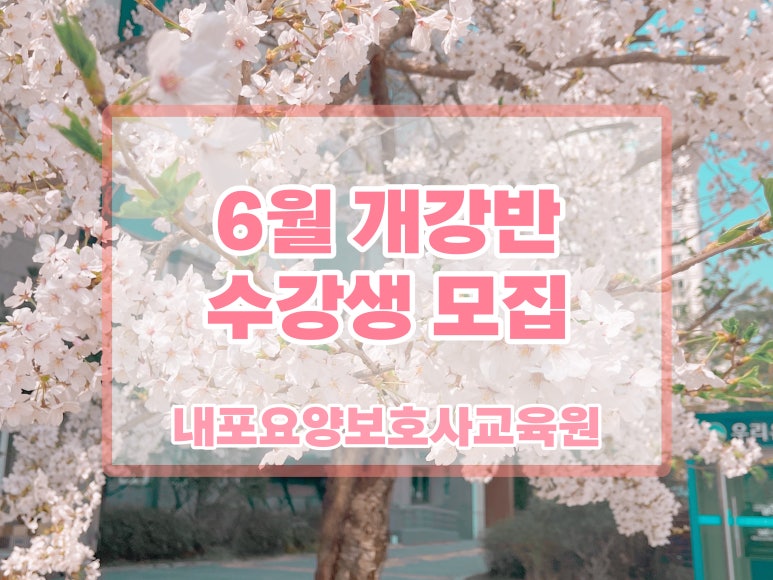 내포요양보호사교육원 이미지
