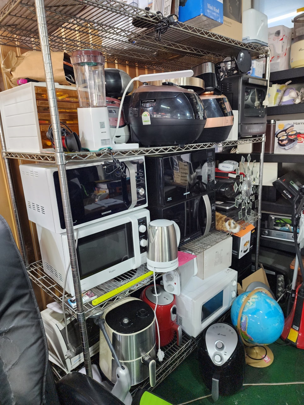 중고가전세탁기냉장고책상;중고사무용가구 이미지