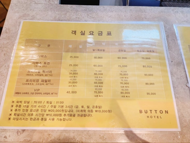 버튼호텔종합운동장점 이미지