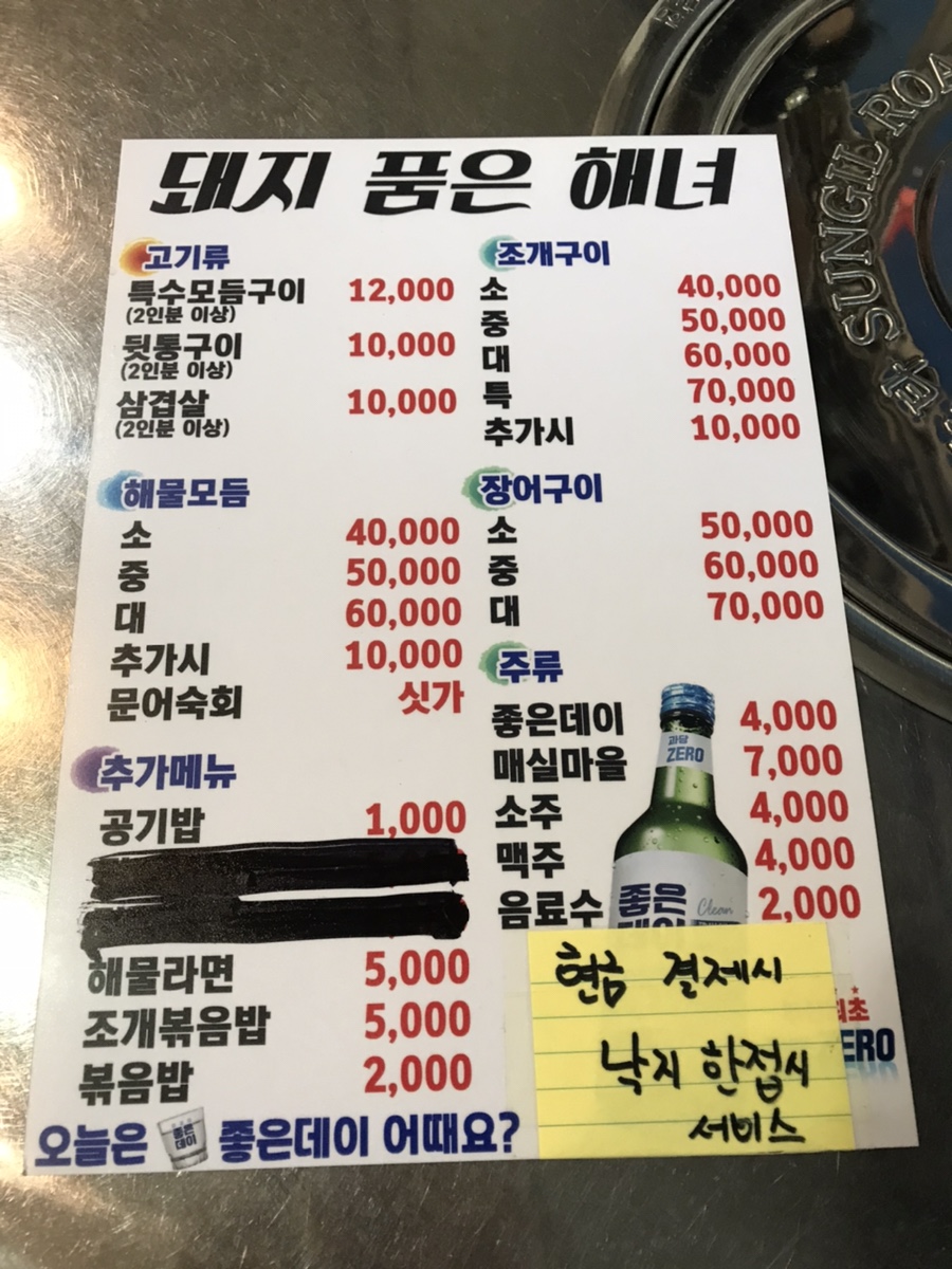 돼지 품은 해녀 이미지