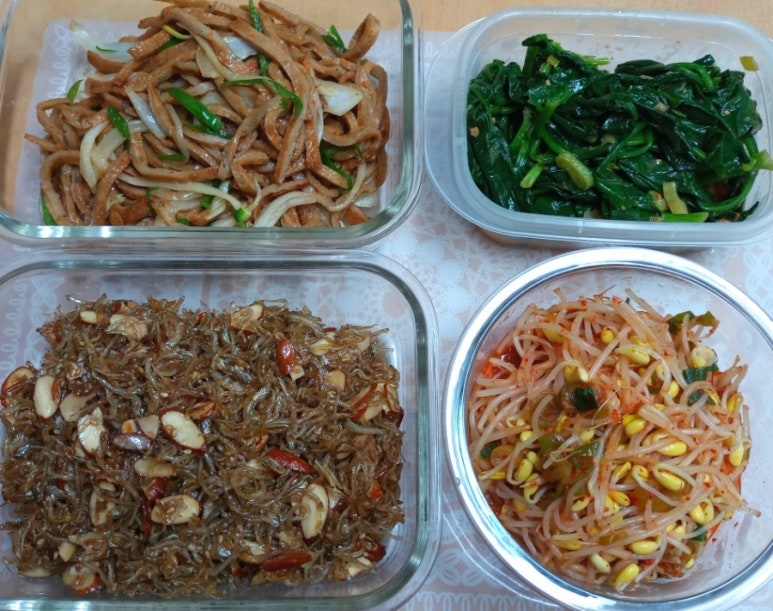밥도둑 🍚 밑반찬 만들기 👩🍳 밑반찬 종류 🥬 밥반찬 추천 👍 가정식 반찬 🥕 #아몬드잔멸치볶음 #고추어묵볶음 #콩나물무침 ...