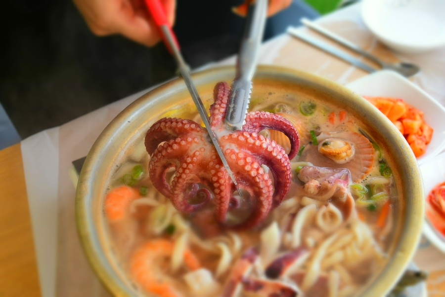 통큰칼국수 이미지