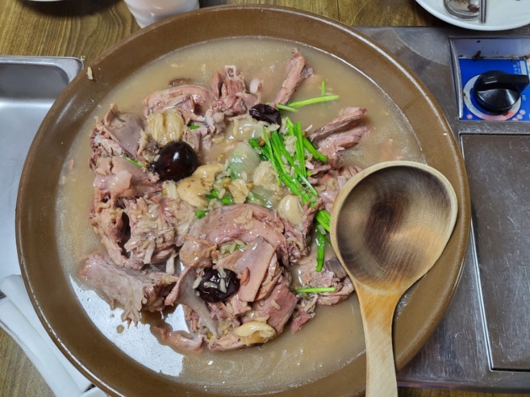 해조톳오리누룽지백숙 이미지