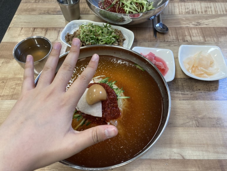 여수밀면 이미지