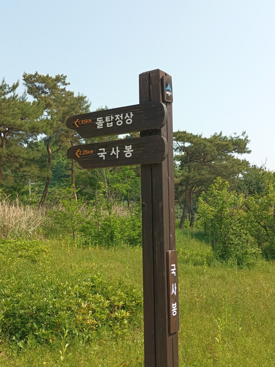정안국사봉 이미지