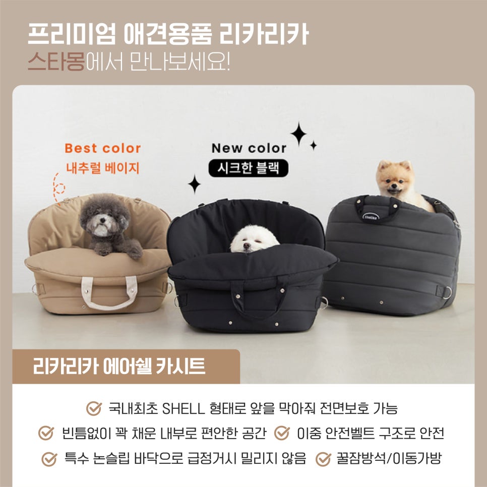 서초 스타몽 강아지 유치원: 리카리카 용품 신상 입고 — 사진 4