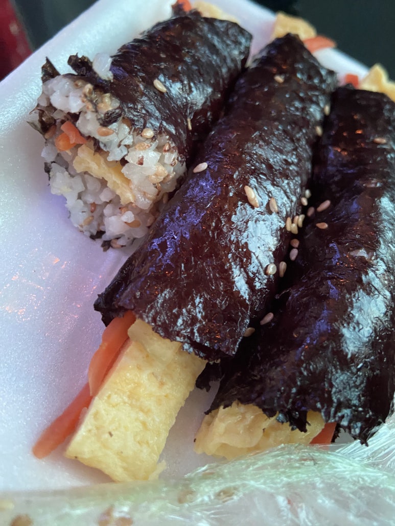 밥풀김밥&라면 이미지