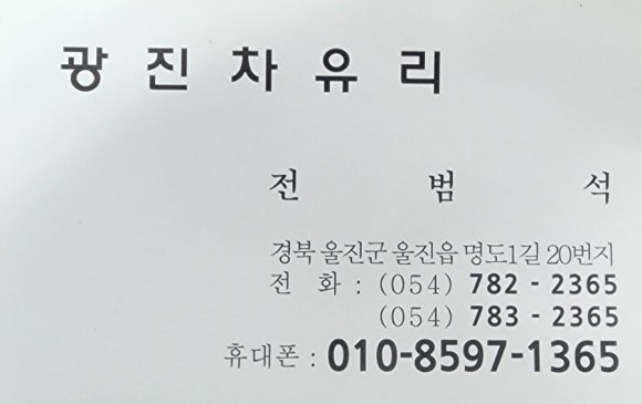 울진차유리 이미지