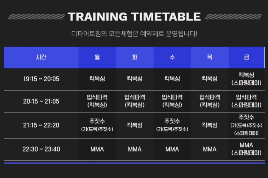 파이트짐 이미지