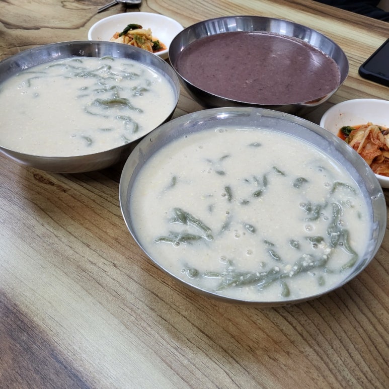 시장콩죽 이미지