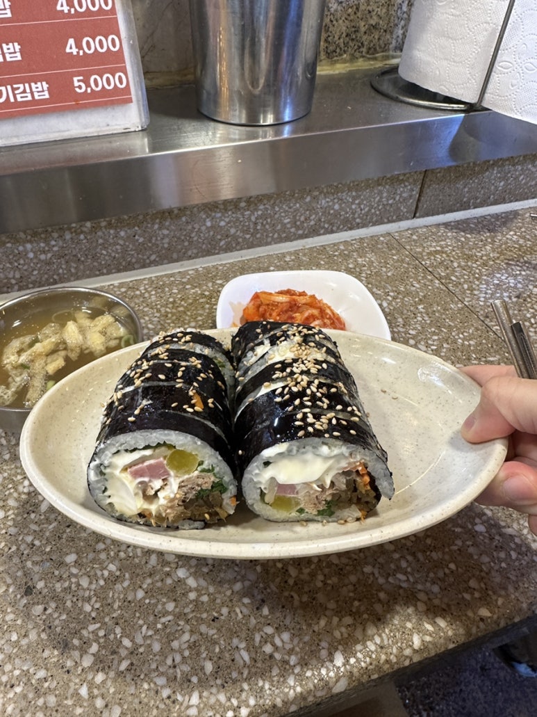 우리국수 엄마김밥 이미지